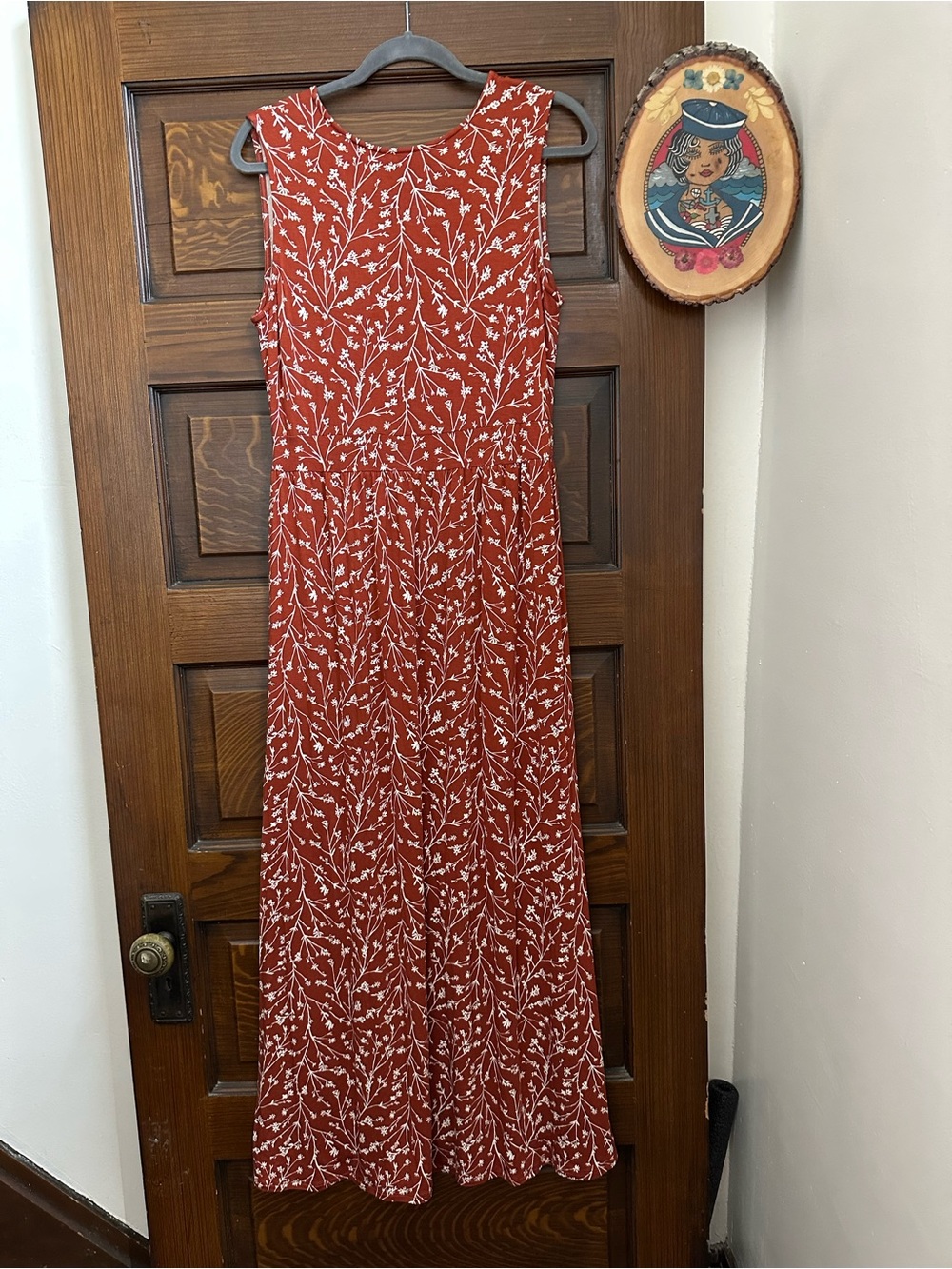 41 Hawthorn Adelina Knit Maxi Dress in Burnt Orange, Large, NWT - Picture 2 of 9